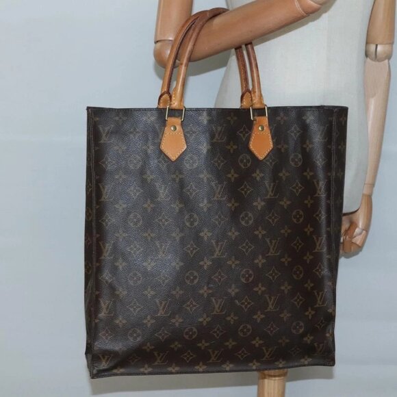 LOUIS VUITTON Monogram Sac Plat Hand Bag M51140 LV Auth 133894 - Picture 15 of 16
